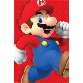 Wonen Posters Super Mario TA430 Rood