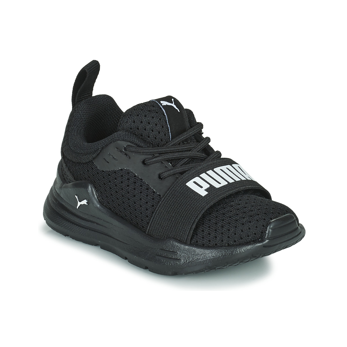 Schoenen Kinderen Lage sneakers Puma Wired Run AC Inf Zwart / Wit