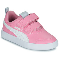Schoenen Meisjes Lage sneakers Puma Courtflex v2 V PS Roze / Wit