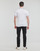 Textiel Heren Polo's korte mouwen Calvin Klein Jeans TIPPING SLIM POLO Wit / Zwart
