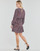 Textiel Dames Korte jurken Tommy Hilfiger VISCOSE F&F KNEE DRESS LS Multicolour
