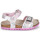 Schoenen Meisjes Sandalen / Open schoenen Geox B SANDAL CHALKI GIRL Roze