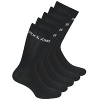 Ondergoed Heren High socks Jack & Jones JACBASIC LOGO TENNIS X5 Zwart