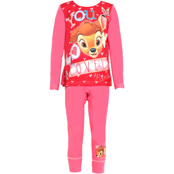 Textiel Meisjes Pyjama's / nachthemden Disney  Roze/Rood