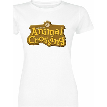 Textiel Dames T-shirts & Polo’s Animal Crossing  Wit