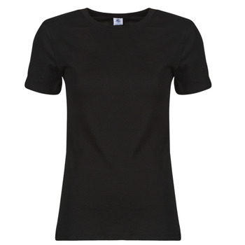 Textiel Dames T-shirts korte mouwen Petit Bateau BOIRBANE Zwart