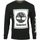 Textiel Heren T-shirts korte mouwen Timberland Stack Logo Tee LS Zwart