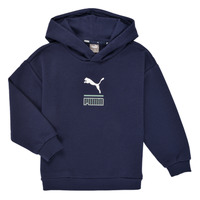 Textiel Jongens Sweaters / Sweatshirts Puma ALPHA HOODIE Marine