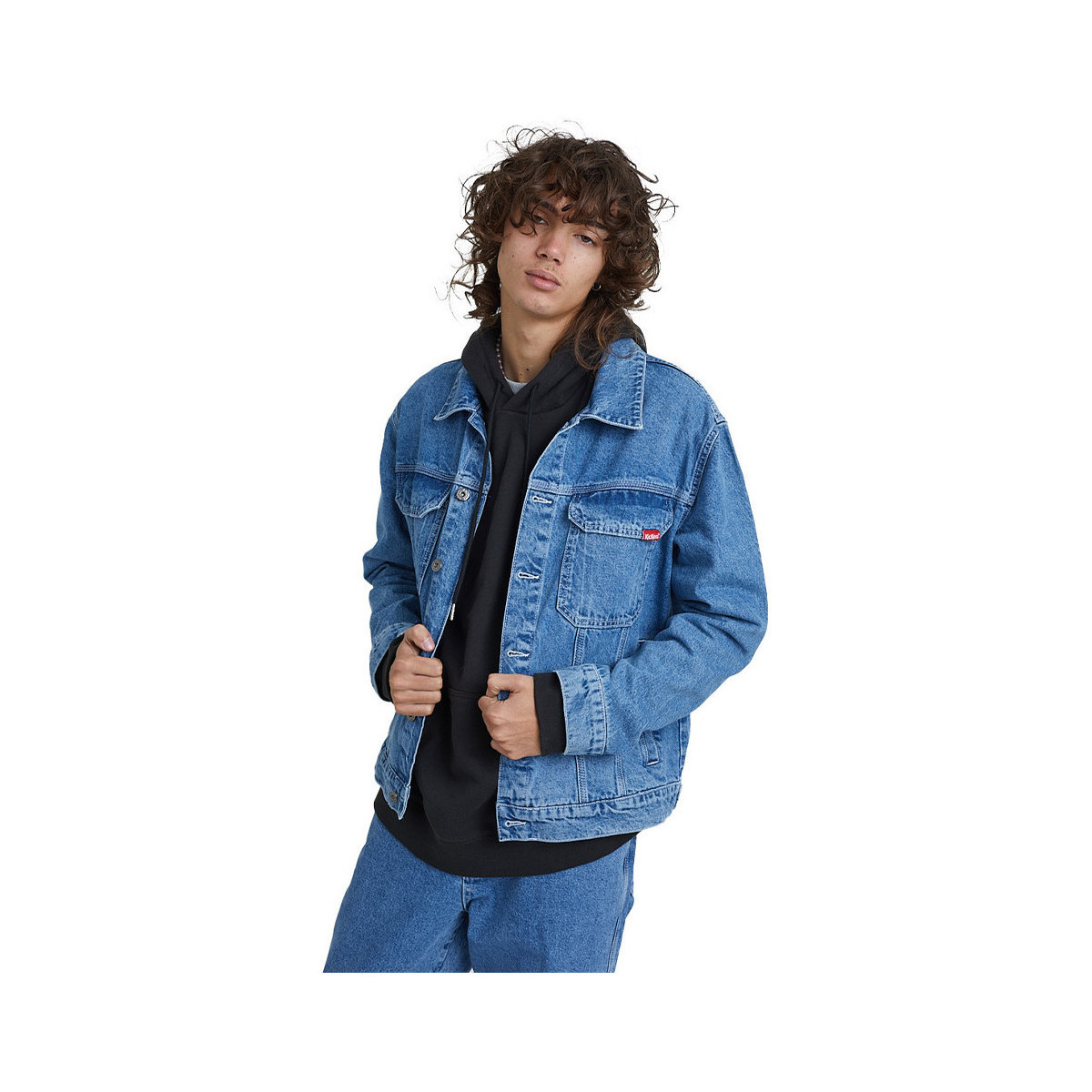 Textiel Heren Jacks / Blazers Kickers Denim Jacket Blauw