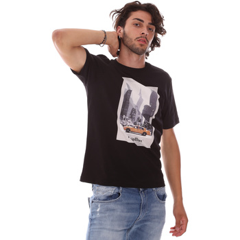 Textiel Heren T-shirts korte mouwen Refrigiwear RM0T25500JE9101 Zwart
