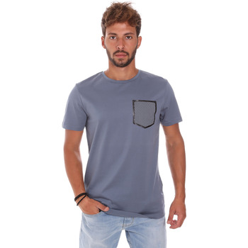 Textiel Heren T-shirts korte mouwen Antony Morato MMKS01025 FA100084 Blauw