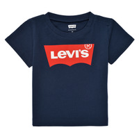 Textiel Kinderen T-shirts korte mouwen Levi's BATWING TEE Marine