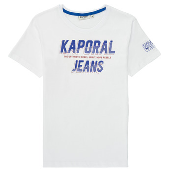 Textiel Jongens T-shirts korte mouwen Kaporal ROAR Wit