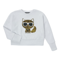 Textiel Meisjes Sweaters / Sweatshirts Karl Lagerfeld UNIQUESI Wit