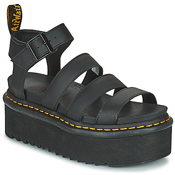 Schoenen Dames Sandalen / Open schoenen Dr. Martens Blaire Quad Black Hydro Zwart