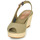 Schoenen Dames Sandalen / Open schoenen Tommy Hilfiger Iconic Elba Sling Back Wedge Kaki