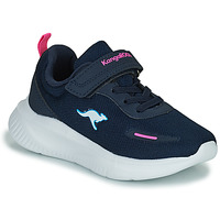 Schoenen Meisjes Lage sneakers Kangaroos K-FT Maze EV Marine / Roze