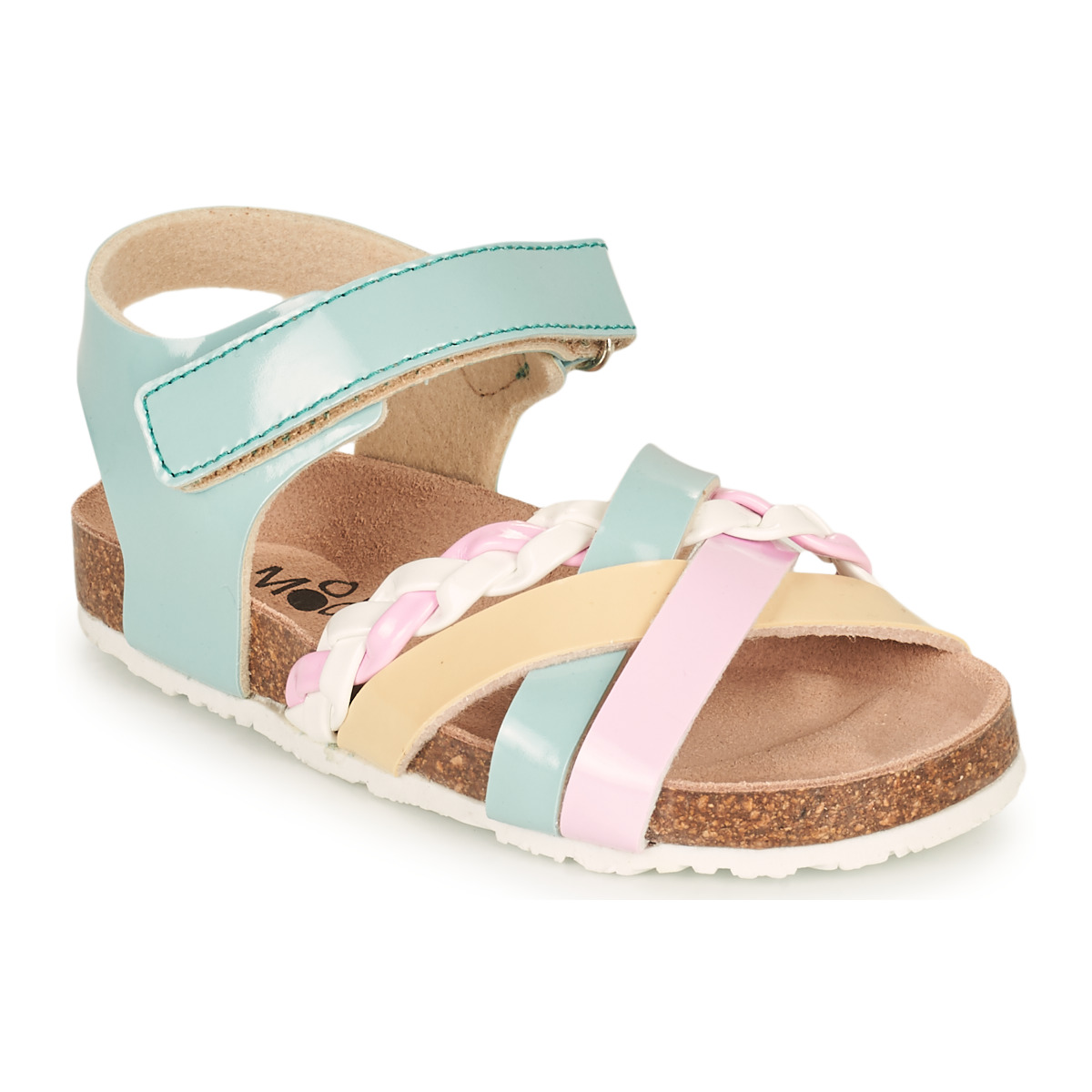Schoenen Meisjes Sandalen / Open schoenen Mod'8 KOENIA Blauw / Roze