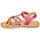 Schoenen Meisjes Sandalen / Open schoenen Mod'8 CANISSA Roze / Oranje