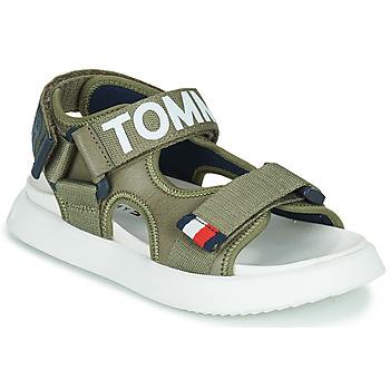 Schoenen Jongens Sandalen / Open schoenen Tommy Hilfiger KIRIEL Groen