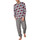 Textiel Heren Pyjama's / nachthemden Admas Pyjama broek en top Rombos Grijs