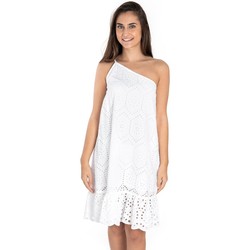 Textiel Dames Korte jurken Isla Bonita By Sigris Jurk Blanco