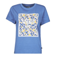 Textiel Dames T-shirts korte mouwen Vans DECO BOX Blauw