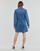 Textiel Dames Korte jurken Desigual VEST_MICKEY PATCH Blauw / Medium