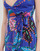Textiel Dames Korte jurken Desigual VEST_ALANA Blauw / Multicolour