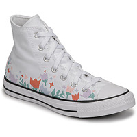 Schoenen Dames Hoge sneakers Converse Chuck Taylor All Star Crafted Folk Hi Wit / Multicolour