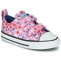 Schoenen Meisjes Lage sneakers Converse Chuck Taylor All Star 2V Paper Floral Ox Roze / Multicolour