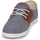 Schoenen Heren Lage sneakers Faguo CYPRESS COTTON LEATHER Blauw / Bruin