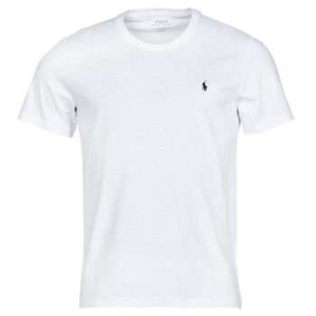 Textiel Heren T-shirts korte mouwen Polo Ralph Lauren SS CREW Wit