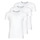 Textiel T-shirts korte mouwen Polo Ralph Lauren CREW NECK X3 Wit