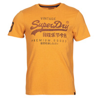 Textiel Heren T-shirts korte mouwen Superdry VINTAGE VL CLASSIC TEE Thrift / Goud