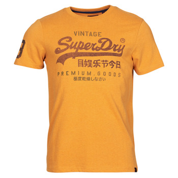 Textiel Heren T-shirts korte mouwen Superdry VINTAGE VL CLASSIC TEE Thrift / Goud