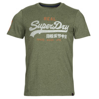 Textiel Heren T-shirts korte mouwen Superdry VINTAGE VL CLASSIC TEE Thrift / Olijf