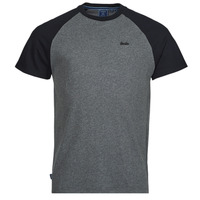 Textiel Heren T-shirts korte mouwen Superdry VINTAGE BASEBALL TEE Rich / Carbon / Zwart