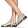 Schoenen Dames Sandalen / Open schoenen Cosmo Paris HINES-CANVAS Groen / Wit