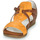 Schoenen Dames Sandalen / Open schoenen Regard BESSAC V4 BUBBLE MAIS Bruin / Geel