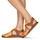 Schoenen Dames Sandalen / Open schoenen Regard BESSAC V4 BUBBLE MAIS Bruin / Geel