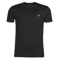 Textiel Heren T-shirts korte mouwen Polo Ralph Lauren K211SC08Z Zwart / Goud