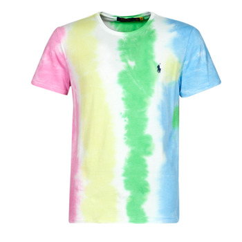 Textiel Heren T-shirts korte mouwen Polo Ralph Lauren K216SC67 Multicolour / Tie / Kleurstof
