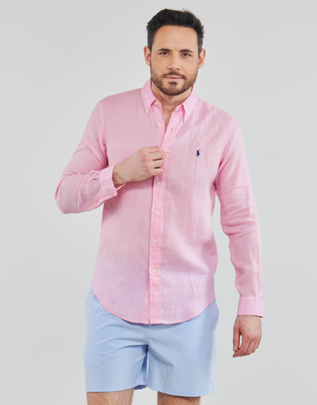 Textiel Heren Overhemden lange mouwen Polo Ralph Lauren Z221SC19 Roze