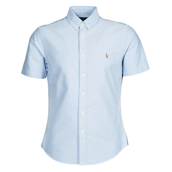 Textiel Heren Overhemden korte mouwen Polo Ralph Lauren Z221SC31 Blauw