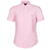 Textiel Heren Overhemden korte mouwen Polo Ralph Lauren Z221SC31 Roze / New / Roze