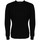Textiel Heren Truien Les Hommes LHK108 647U | Round Neck Asymetric Sweater Zwart