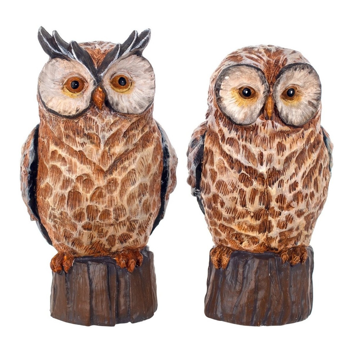 Wonen Beeldjes  Signes Grimalt Figuur Owl 2-Eenheden Bruin