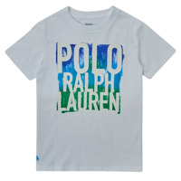 Textiel Jongens T-shirts korte mouwen Polo Ralph Lauren GOMMA Wit