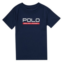Textiel Jongens T-shirts korte mouwen Polo Ralph Lauren DOLAIT Marine